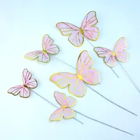 Human Butterfly Paper Party Cake Decorating Supplies main image 5