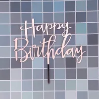 Letter Arylic Party Cake Inserting Card Cake Decorating Supplies main image 2