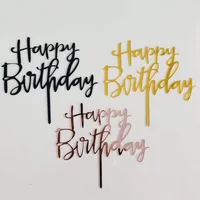 Letter Arylic Party Cake Inserting Card Cake Decorating Supplies main image 1