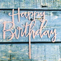 Letter Arylic Party Cake Inserting Card Cake Decorating Supplies sku image 10