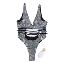 Women's Sexy Solid Color Pu Polyester Monokinis main image 5