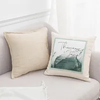 Fashion Leaf Linen Pillow Cases main image 3