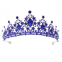 Explosion Crown Classic Baroque Retro Hair Accessories Luxury Diamond Bridal Wedding Accessories Photo Headdress sku image 9
