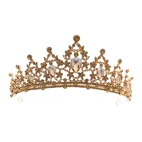 Explosion Crown Classic Baroque Retro Hair Accessories Luxury Diamond Bridal Wedding Accessories Photo Headdress sku image 7