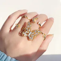Vintage Style Star Alloy Diamond Women's sku image 6