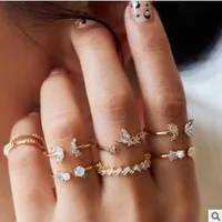 Vintage Style Star Alloy Diamond Women's sku image 8