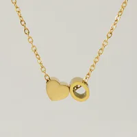 Simple Style Letter Heart Shape Copper Necklace In Bulk sku image 13