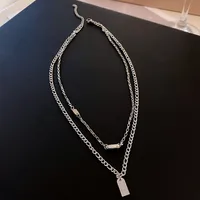 Geometric Alloy Titanium Steel Wholesale Necklace sku image 11
