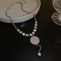 Geometric Alloy Titanium Steel Wholesale Necklace sku image 6