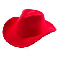 Unisex Vintage Style Solid Color Big Eaves Cloche Hat main image 5