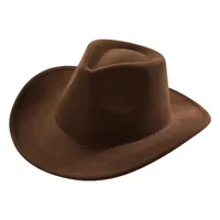 Unisex Vintage Style Solid Color Big Eaves Cloche Hat sku image 11