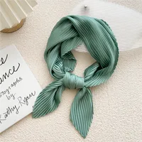 Nihaowholesale Wholesale Simple Fold Solid Color Small Square Scarf sku image 18