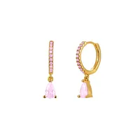 Geometric Water Drop Diamond Ear Buckle sku image 12