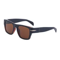 Retro Solid Color Pc Square Full Frame Men's Sunglasses main image 3