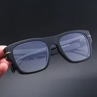 Retro Solid Color Pc Square Full Frame Men's Sunglasses main image 1