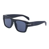 Retro Solid Color Pc Square Full Frame Men's Sunglasses sku image 7