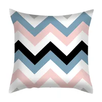 Elegant Geometric Fibre Peach Skin Pillow Cases sku image 9