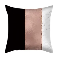 Elegant Geometric Fibre Peach Skin Pillow Cases sku image 12