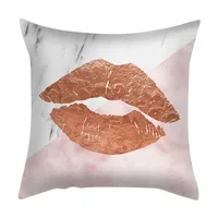 Elegant Geometric Fibre Peach Skin Pillow Cases main image 4