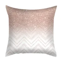 Elegant Geometric Fibre Peach Skin Pillow Cases sku image 10