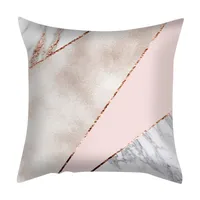 Elegant Geometric Fibre Peach Skin Pillow Cases sku image 14