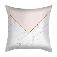 Elegant Geometric Fibre Peach Skin Pillow Cases sku image 5