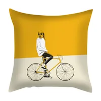 Fashion Geometric Fibre Peach Skin Pillow Cases sku image 8