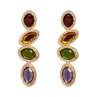 Fashion Geometric Diamond Alloy Earrings Ear Studs sku image 5