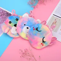Unisex Mini Plush Animal Cute Round Zipper Coin Purse main image 4
