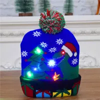 Christmas Decorations Adult Children's Glowing Knit Cap Nhmv155588 sku image 2