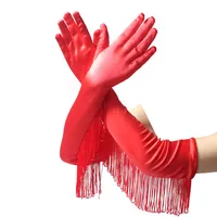 Women's Fashion Solid Color Polyester Spandex Gloves 1 Pair main image 4