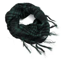 Unisex Fashion Lattice Cotton And Linen Tassel Cotton Linen Scarves sku image 4