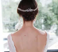 Fashion Luxury Rhinestone Hand-inserted Hair Comb Wholesale main image 1