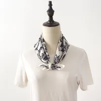 Women's Sweet Printing  Silk Silk Scarves main image 2