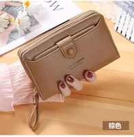 Women's Letter Pu Leather Zipper Wallets sku image 1