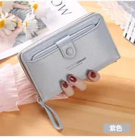Women's Letter Pu Leather Zipper Wallets sku image 2