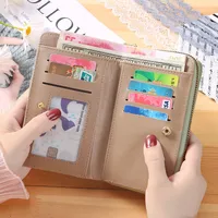 Women's Letter Pu Leather Zipper Wallets main image 4