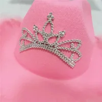 Women's Lady Solid Color Curved Eaves Cowboy Hat main image 4