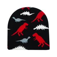 Children Unisex Simple Style Dinosaur Crochet Lace Wool Cap main image 3