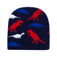 Children Unisex Simple Style Dinosaur Crochet Lace Wool Cap main image 4