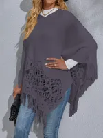 Sweater Long Sleeve Sweaters & Cardigans Braid Casual Solid Color sku image 12