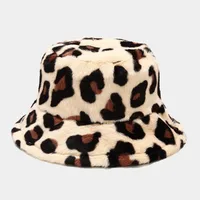 Women's Fashion Leopard Wide Eaves Bucket Hat sku image 8
