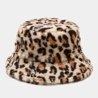 Women's Fashion Leopard Wide Eaves Bucket Hat sku image 3