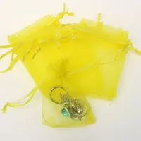 Simple Style Solid Color Organza Jewelry Packaging Bags sku image 7