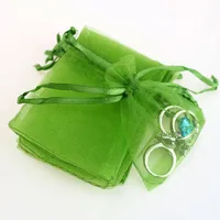 Simple Style Solid Color Organza Jewelry Packaging Bags sku image 3