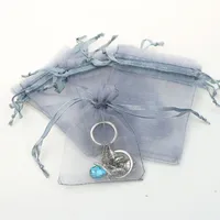 Simple Style Solid Color Organza Jewelry Packaging Bags sku image 2
