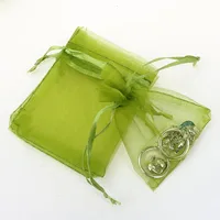 Simple Style Solid Color Organza Jewelry Packaging Bags sku image 18