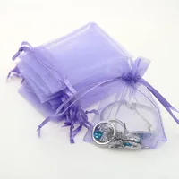 Simple Style Solid Color Organza Jewelry Packaging Bags sku image 8