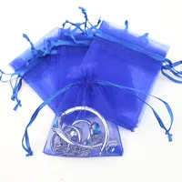 Simple Style Solid Color Organza Jewelry Packaging Bags sku image 20
