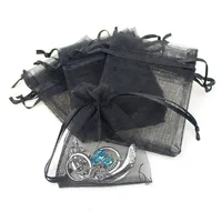Simple Style Solid Color Organza Jewelry Packaging Bags sku image 11
